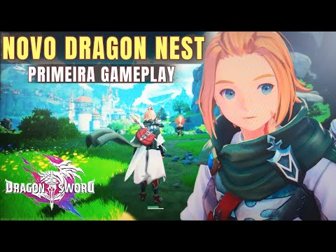 DRAGON SWORD 😱 SAIU a PRIMEIRA GAMEPLAY do NOVO DRAGON NEST pra PC e MOBILE e VOCÊ PRECISA CONFERIR!