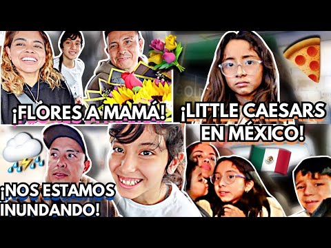 Nos UNDIMOS en EL CARRO!! HELP!! | Comprale FLORES a MI MAMÁ | Drive-Thru Little CAESARS en MEX?