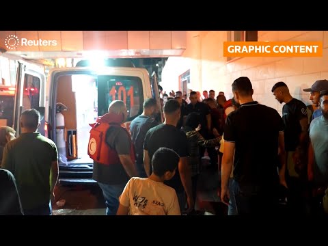 YouTube video thumbnail: Israeli Settlers Raid West Bank Town, Troops Kill 3 Palestinians