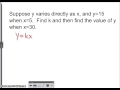 Exploring Direct and Inverse Variation Concepts