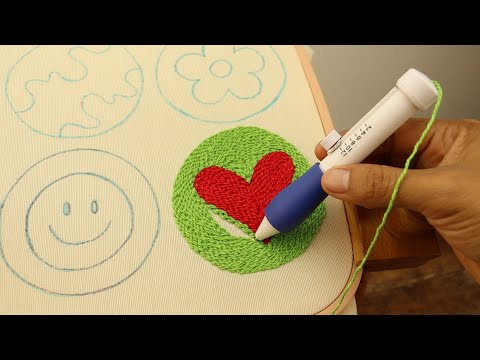 😱Nunca Imaginaste que Bordar Sería Así de Fácil 🧵💫 Aguja Mágica✨ ¡Bordado Mágico en Minutos!