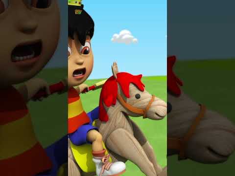 Chal Mere Ghode Tik Tik #shorts #kidstv #hindirhymes #cartoon #songs