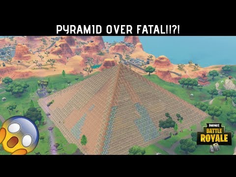 GIANT PYRAMID OVER FATAL FIELDS - FORTNITE PLAYGROUND -