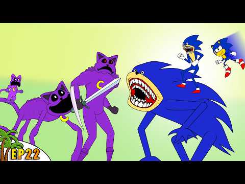 SHIN SONIC TAPES vs CATNAP TITAN Epic Fight !!! (cartoon animation)