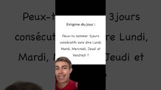 Enigme du jour
