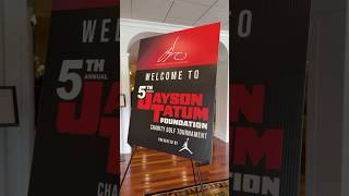 Jayson Tatum at home in St. Louis for his 5th annual foundation golf tournament! ⛳