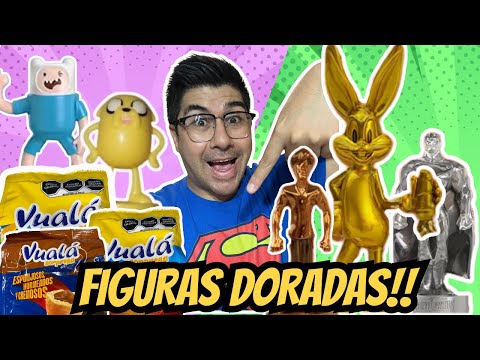 ABRÍ 8 VUALAS BUSCANDO las FIGURAS DORADAS y también a SUPERMAN