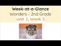 Exploring Unit 2, Week 5 of Wonders 2nd Grade