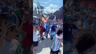 Argentina fans take over Atlanta at the World Cup!