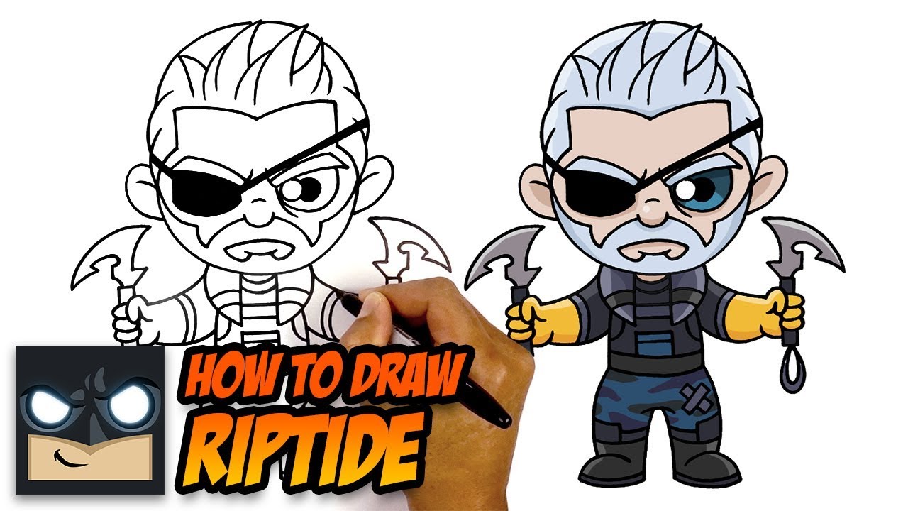 How To Draw RIPTIDE - Fortnite Chapter 2