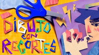 MI PRIMERA VEZ ILUSTRANDO CON RECORTES DE PAPEL | IvArt