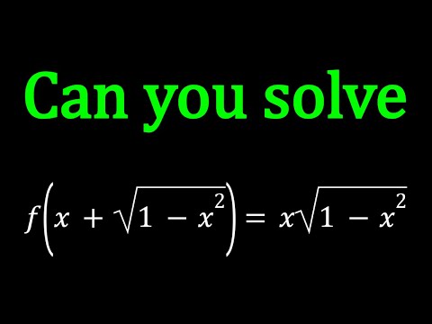 A Peek Into A Radical Functional Equation