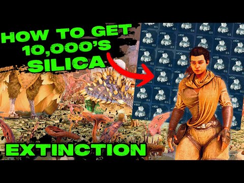 How To Get 100,000s of SILICATE on Extinction in Ark Survival Ascended!!! Silica Pearls Location