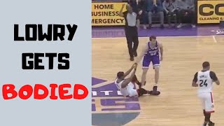 Lowry Gets BODIED + Nice Block From Serge Ibaka