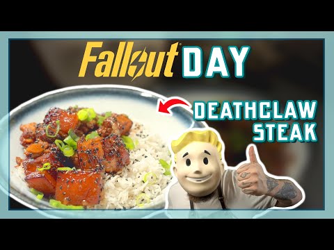 FALLOUT DAY! DEATHCLAW STEAK! (BUIKSPEK)| EtenmetNick | How to