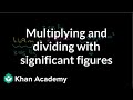 Mastering Multiplication and Division with Significant Figures
