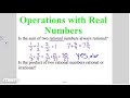Exploring Operations with Real Numbers