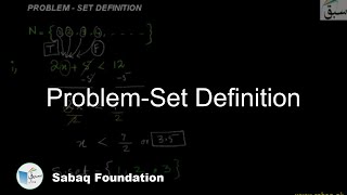 Problem-Set Definition