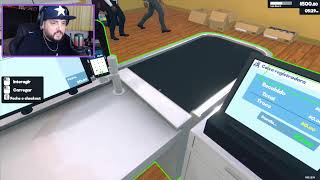 LIVE GUI AMPARO - JOGANDO SUPERMARKET SIMULATOR