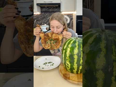 She Tried to Hide Chicken in a Watermelon?! #funnycouple #funny #comedy