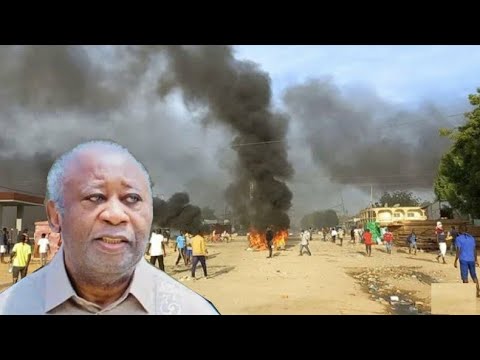 Giga meeting de Laurent Gbagbo des ivoiriens en colère et mettent le Feu a Marcory(video)