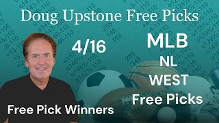 MLB Free Picks and Predictions - VPID Baseball Show featuring NL West 4/16/26 Free Best Bets