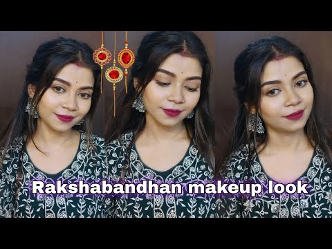 Under rs.300 Rakshabandhan/Rakhi Purnima Simple makeup look।রাখি পূর্ণিমায় কিভাবে সিম্পল মেকাপ করবে