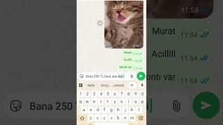 WhatsApp arkadaştan BORÇ 💸💰 İSTEMEK