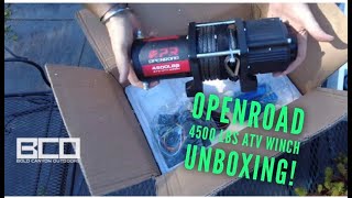 Quick Unboxing: OpenRoad 4500 lbs. ATV/UTV Winch