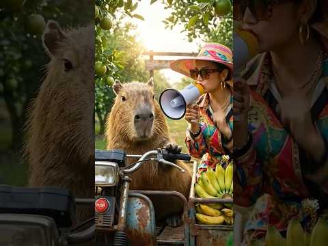 เมื่อเจ๊โฉมให้ไปขายกล้วย... แต่คาปิบาร่าดันขับยานไป ขายให้เอเลี่ยน! #LuckyCapybara #แบมแบมดวงเฮง
