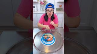 Mrbeast cake vs Crumbl cookies ice cream challenge!🍨 #funny by Ethan Funny Family