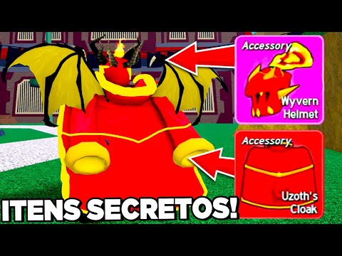 OS NOVOS ITENS SECRETOS DA ATUALIZAÇÃO DO BLOX FRUITS QUE NINGUÉM TEM!