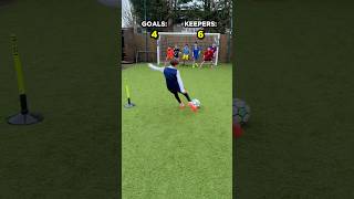 EVERY TIME YOU MISS A GOALIE GETS ADDED!😱#shorts #football #challenge