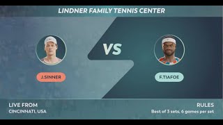 TopSpin 2K25 - Cincinnati Open Final - Jannik Sinner vs Frances Tiafoe (PS5)