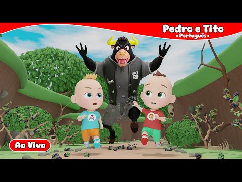 AO VIVO | Boi da Cara Preta, Cuca, Lobo Mau, Seu Lobato mais Músicas Infantis - Pedro e Tito