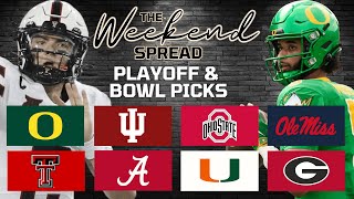 New Year's Bowls: Texas Tech vs. Oregon, Alabama vs. Indiana, Ohio St. vs. Miami and More