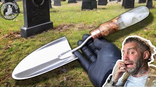 Making A Garden Trowel with A Bird Skull - Pet Cemetery Tool