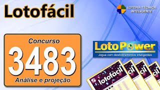 ANÁLISE E PROJEÇÃO PARA O CONCURSO 3483 DA LOTOFÁCIL