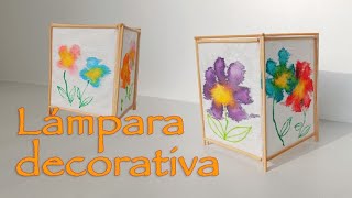 Como hacer una  Lámpara Decorativa - Manualidades Para Todos