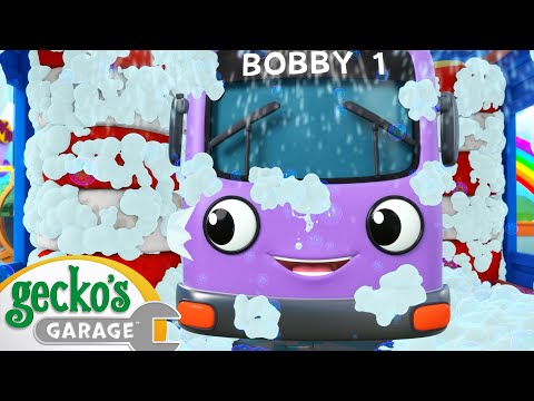 Car Wash Competition | Gecko's Garage | Moonbug Kids - Play and Learn