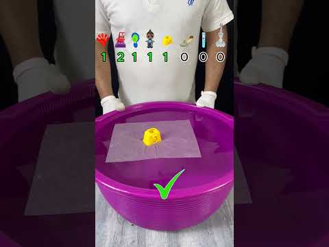 TRY TO GUESS HOW MANY TISSUE PAPER IT TOOKS! what will happen next ? #experiment #asmr #satisfying