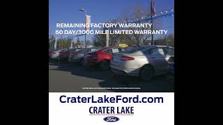 Crater Lake Ford has Quality Pre-Owned Vehicles in Stock and on Sale!