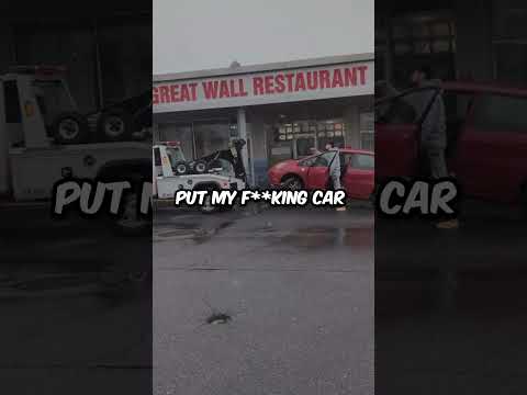 Teen Tries Fighting a Repo Man… Until the Glock Comes Out