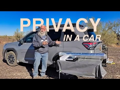 Feel Safe & Secure! BEST Privacy Solutions for Living in a Van, Car or RV!