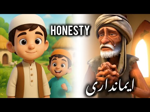 Emandari Acha Amal Hai || Honesty|| Moral Story|| Cartoon Story|| Animated || ISLAMIC HUB|