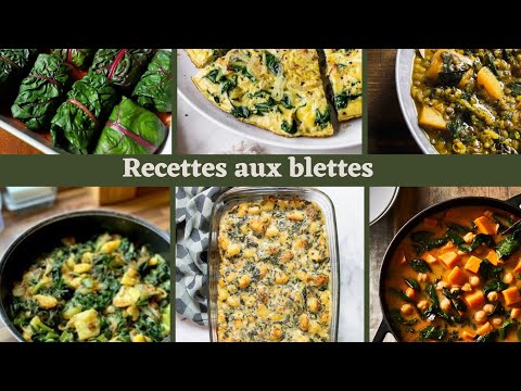 6 Recettes généreuses à la blette