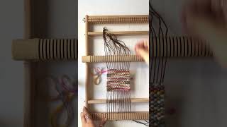 How to finish a weaving piece