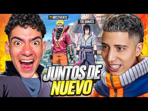 DONATO Y MR STIVEN JUGANDO CON LA SKIN DE NARUTO Y SASUKE🔥 *EL MEJOR DÚO*