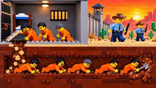 LEGO City Secret Tunnel Escape in the Desert | LEGO Land | LEGO Stop Motion