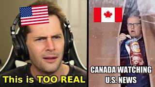 American Reacts to Canadian Memes